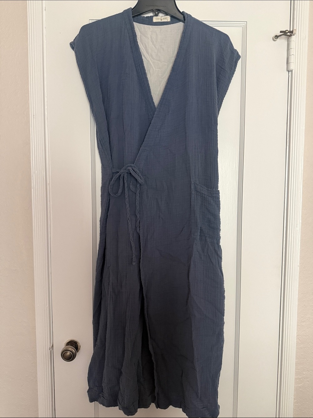 Oddbird Co. Aydin Wrap House Dress Medium